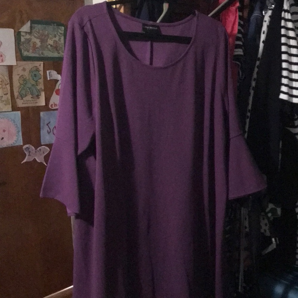 Purple mid length dress never worn